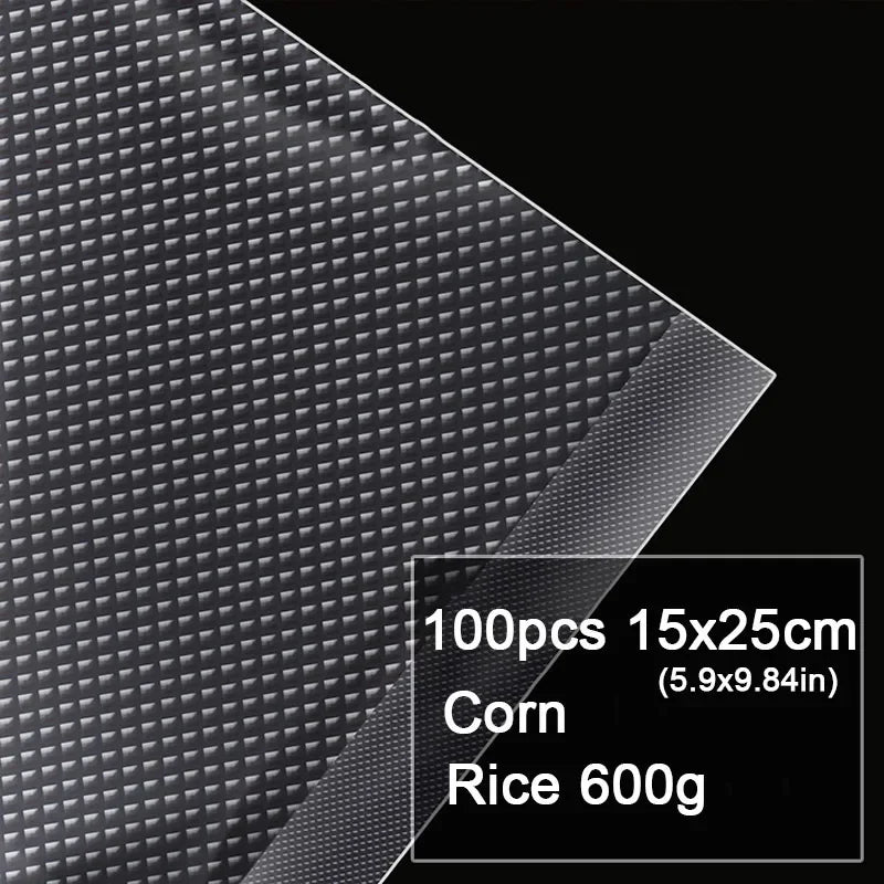 Food Vacuum Sealer Bags 100pcs for Kitchen Sous Vide Food Saver Storage Bag BPA-Free Vacuum Package Bags Kitchen Tool