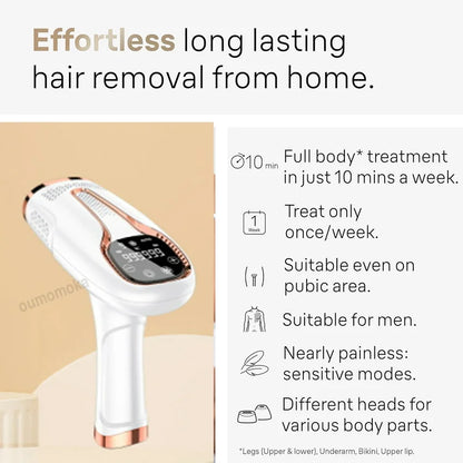 999999 Flashes IPL Laser Epilator for Women Home Use Devices Hair Removal Painless Electric Epilator Bikini Dropshipping