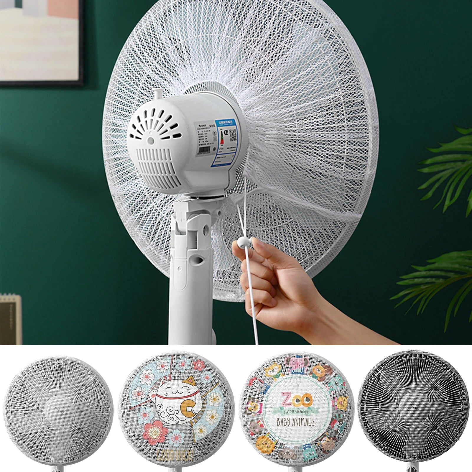 Electric Fan Cover Fan Protective Mesh Fan Safety Covers for Baby Kids Finger Protector Kids Finger Guards Safety Mesh Nets