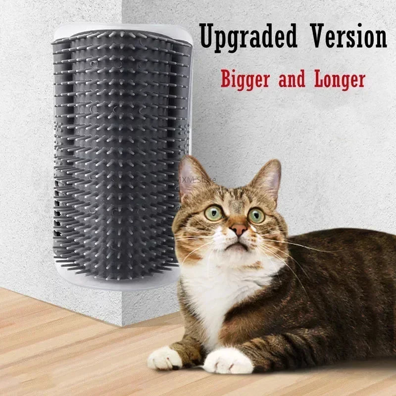 Grooming for  Brush Comb Cats and Catnip Cats Wall Brush Corner Pussy Rub Supplies Scrapers Scratcher Pet Products Home Garden