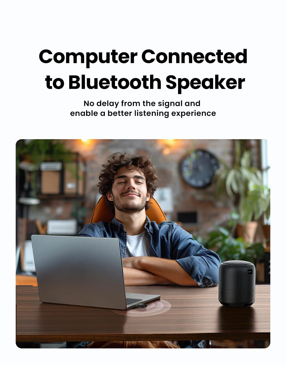 USB Bluetooth Adapter Bluetooth Dongle 5.4 Adapter for PC Bluetooth Receiver &amp; Transmitter for Bluetooth Keyboard/Mouse