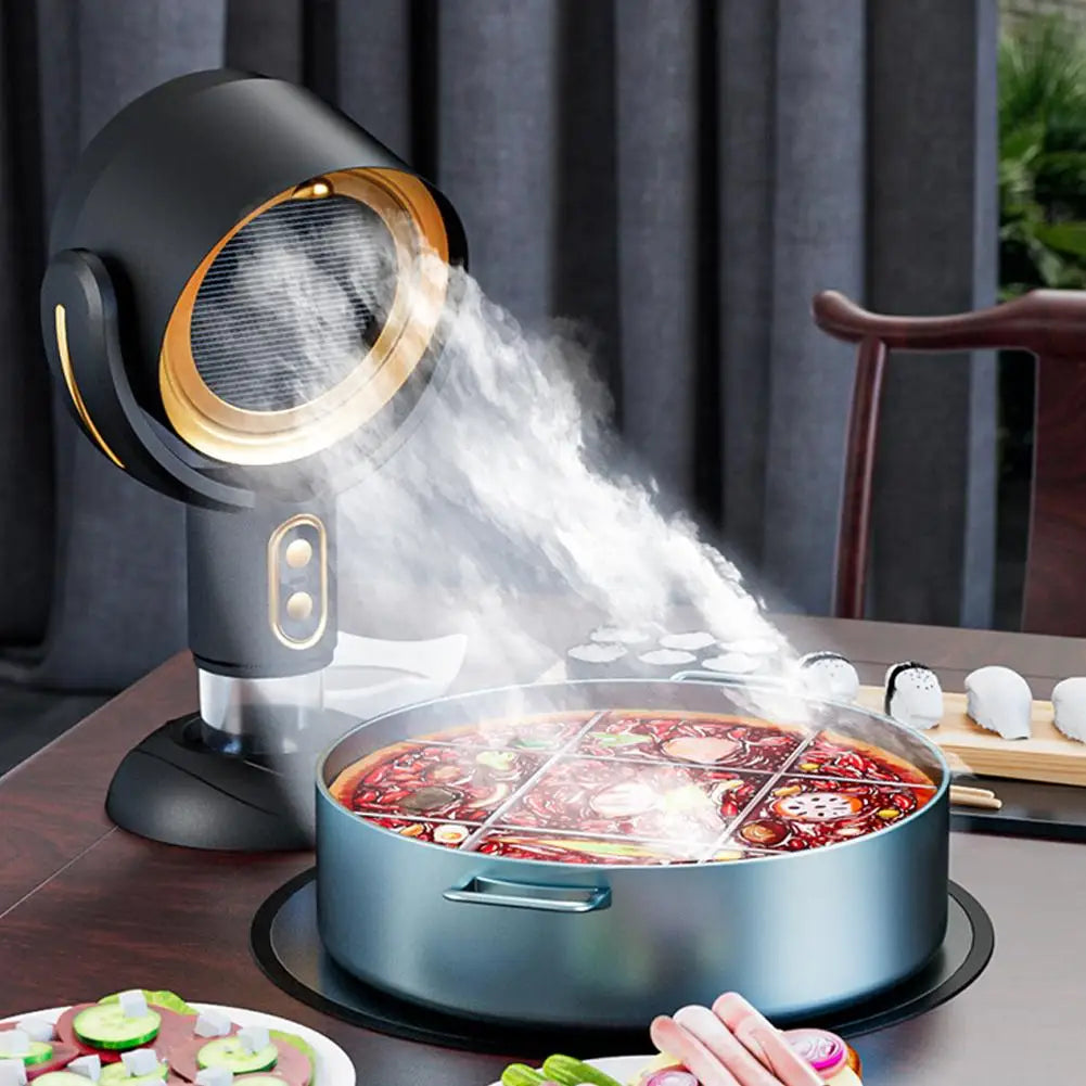 Portable Exhaust Hood Desktop Range Hood 2 Speed USB Powered Portable Kitchen Exhaust Fan Barbecue Large Suction Cooker Hood