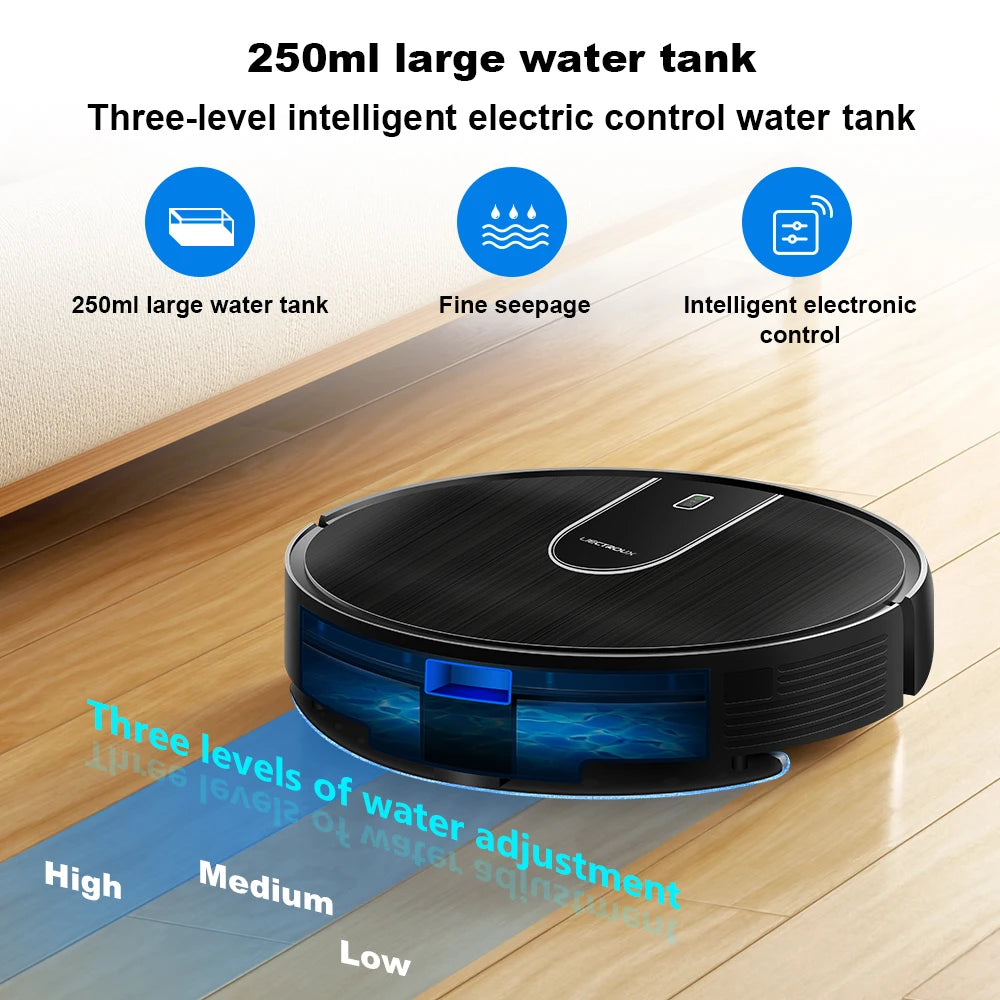   (promo code:   AEEU55 )Robot Vacuum Cleaner And Wet Mop 2-in-1 LIECTROUX N7S-U,Smart Mapping,WiFi App,4000Pa,BLDC Motor,Ideal for Pet Hair,Carpet,Floor