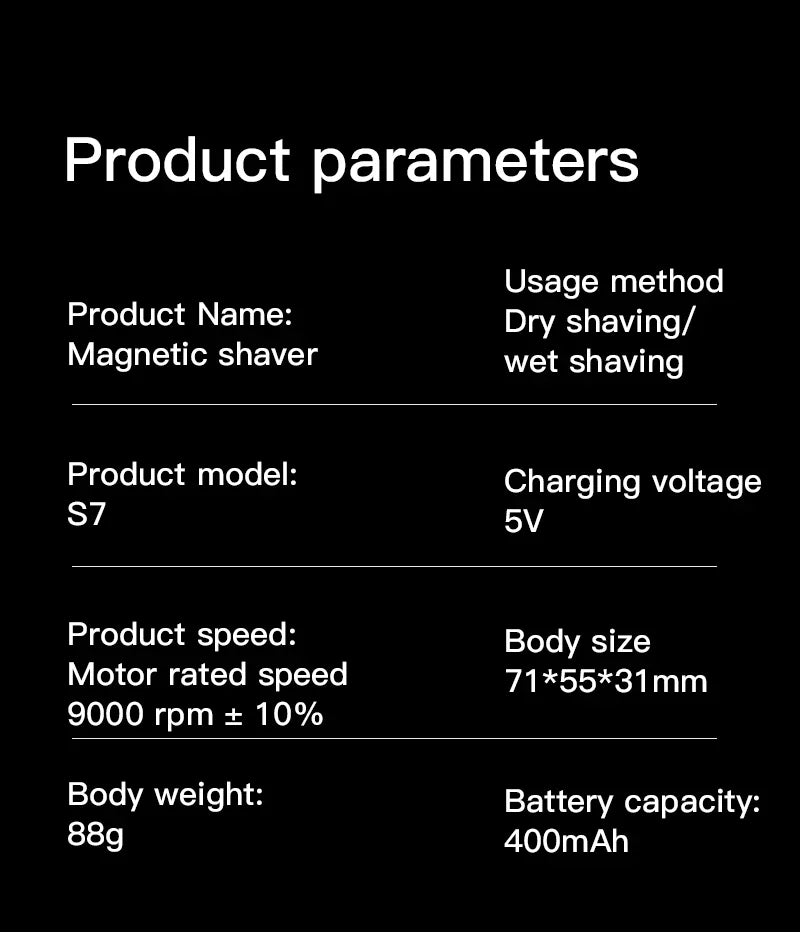 R20 Mini Electric Smart Shaver Shaver Digital Display Dual Blade Rechargeable Shaver Powerful Beard Trimmer Household Car Shaver