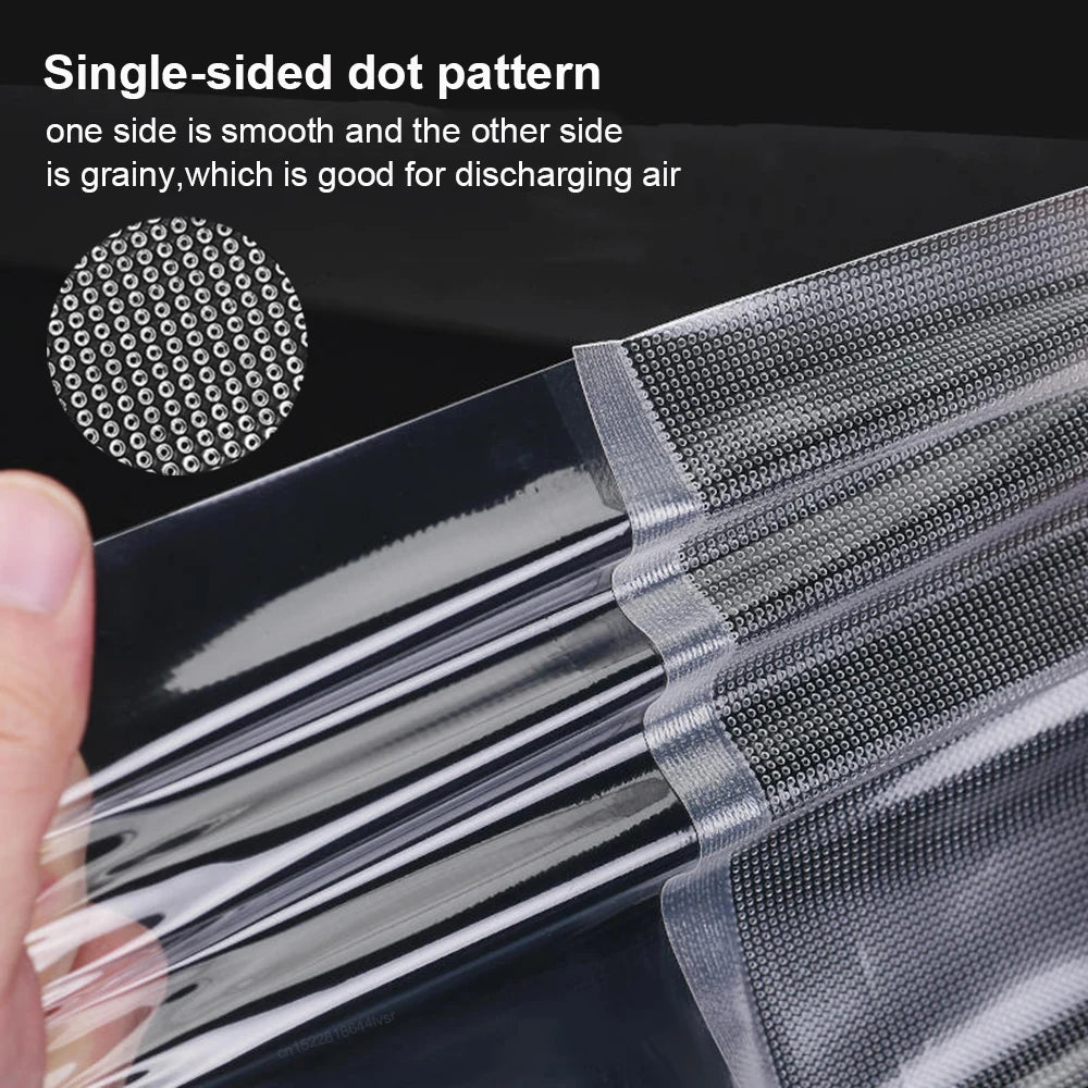 Food Vacuum Storage Packaging Bags for Vacuum Sealer Meat Fruit Vegetable Vacuum Sealer Bags Rolls 12/15/20/25/30cm 500cm/roll