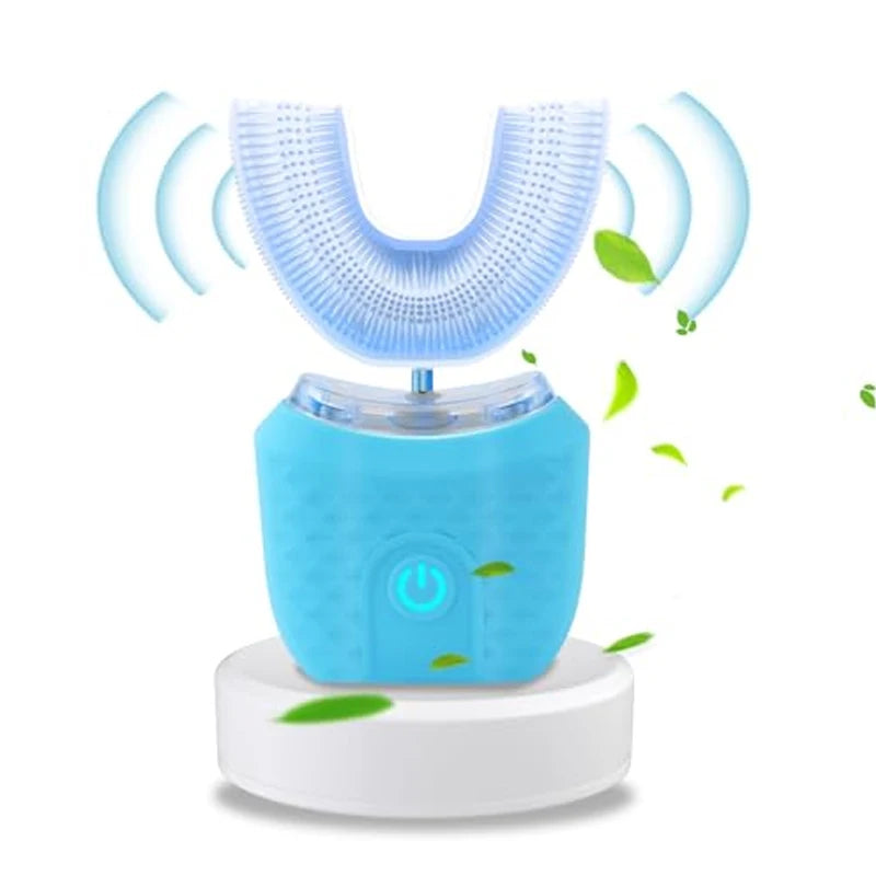 Electric U Shaped Type Toothbrush 360 Degrees Ultrasonic Children Adults Whitening Silicone Automatic Electric Toothbrush