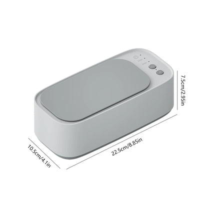 Ultrasonic Jewelry Eyeglasses Watches Cleaner Cleaning Machine 45KHZ with 500ML Sink for Eyeglass/Braces/Comb/Razor/Makeup Brush