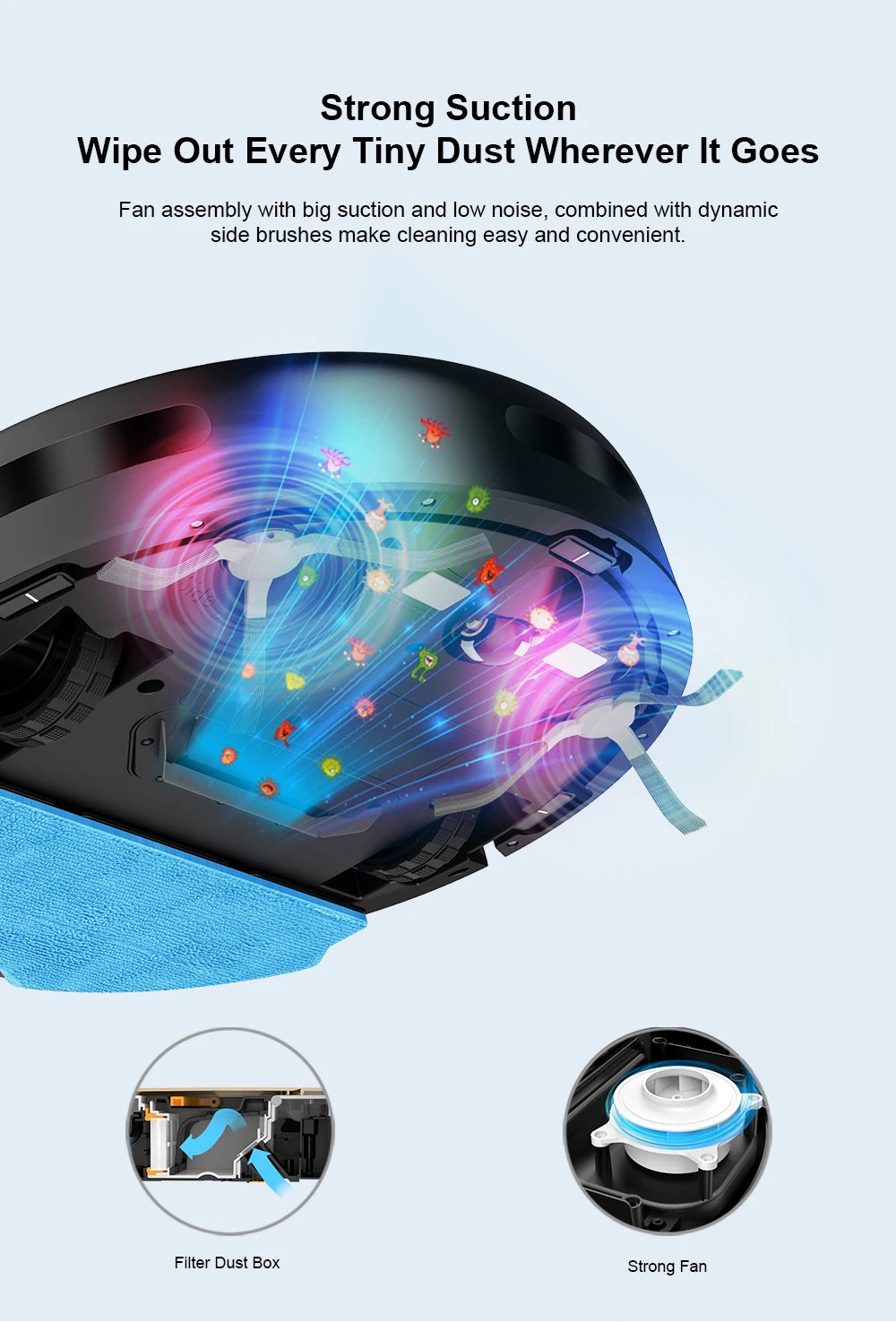   (promo code:   AEEU55 )Robot Vacuum Cleaner And Wet Mop 2-in-1 LIECTROUX N7S-U,Smart Mapping,WiFi App,4000Pa,BLDC Motor,Ideal for Pet Hair,Carpet,Floor