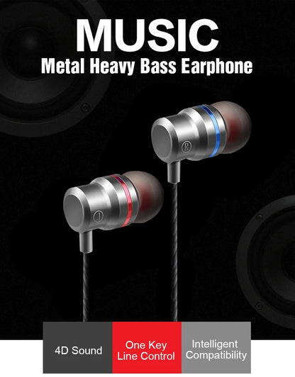 New Wired Headset In-Ear Headset For Android Phones 3.5MM In-Ear Geadset And Microphone Stereo Headset Universal Headset