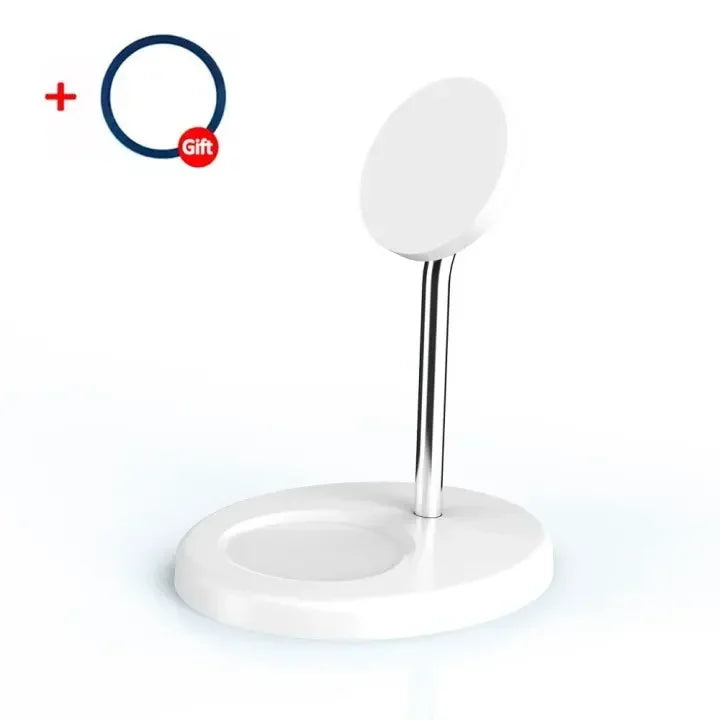 Upgraded 30W Magnetic 2 in 1 Wireless Charger Stand For iPhone 16-12 Pro Max AirPod Pro Fast Phone Charging Station Holder