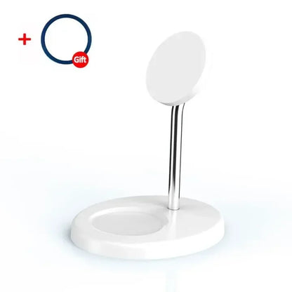 Upgraded 30W Magnetic 2 in 1 Wireless Charger Stand For iPhone 16-12 Pro Max AirPod Pro Fast Phone Charging Station Holder
