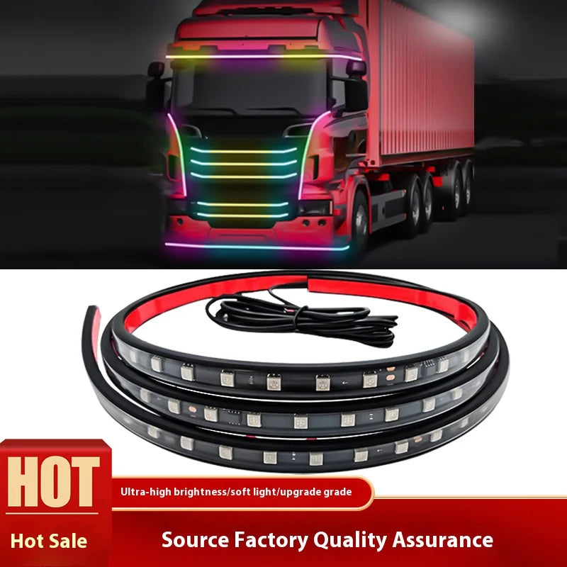 Truck 12V / 24V high-position colorful running light, decorative light, ambience light, fantasy light, ranger light