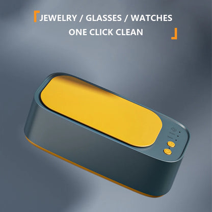 Ultrasonic Jewelry Eyeglasses Watches Cleaner Cleaning Machine 45KHZ with 500ML Sink for Eyeglass/Braces/Comb/Razor/Makeup Brush