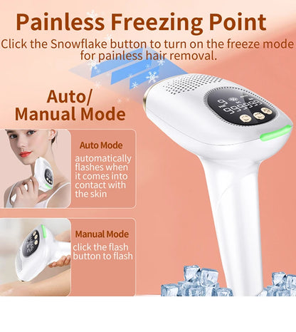 999999 Flashes IPL Laser Epilator for Women Home Use Devices Hair Removal Painless Electric Epilator Bikini Dropshipping