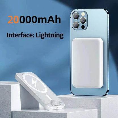 50000mAh Magnetic Power Bank Wireless PD22.5W Fast Charger For Magsafe Portable Wireless Charger For iPhone Xiaomi Spare Battery