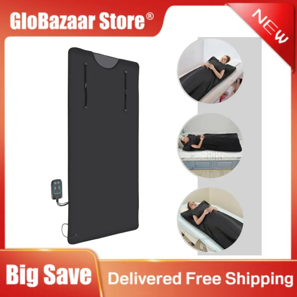 Portable Sauna Blanket Oxford Cloth Portable Sauna Blanket Temperature Can Be Controled Over Heating Protection for Home