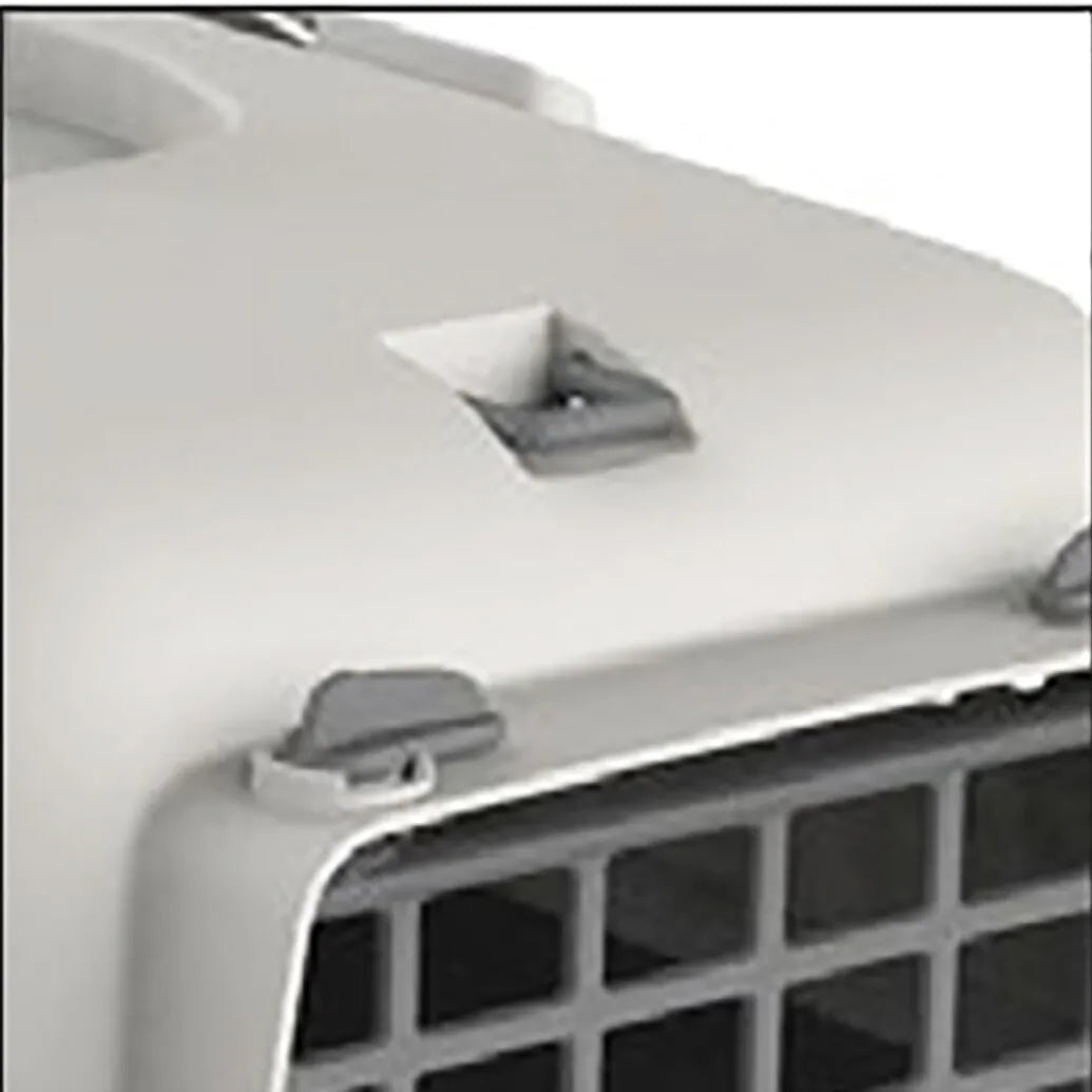 Carrier for Small Dogs and Cats 48X32X32Cm, Transport Box, Plastic, Laminated Steel Door, Ventilation Grilles