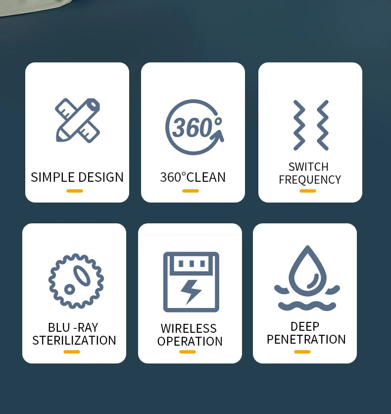 250mAh Ultrasonic Glasses Cleaning Machine Ultrasound Timed jewelry toothbrush High Frequency Ultrasonic Cleaner Bath 2026