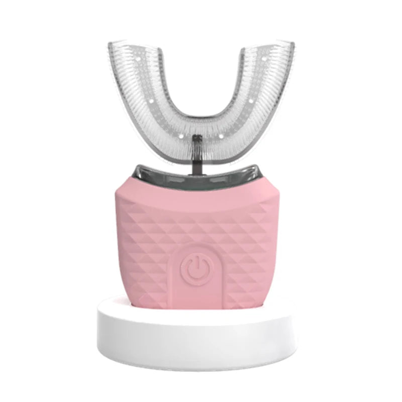 Electric U Shaped Type Toothbrush 360 Degrees Ultrasonic Children Adults Whitening Silicone Automatic Electric Toothbrush