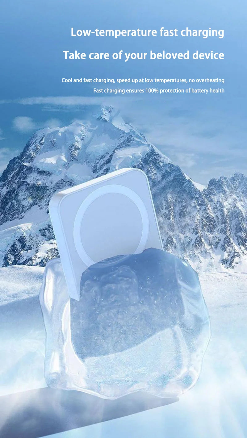 50000mAh Magnetic Power Bank Wireless PD22.5W Fast Charger For Magsafe Portable Wireless Charger For iPhone Xiaomi Spare Battery