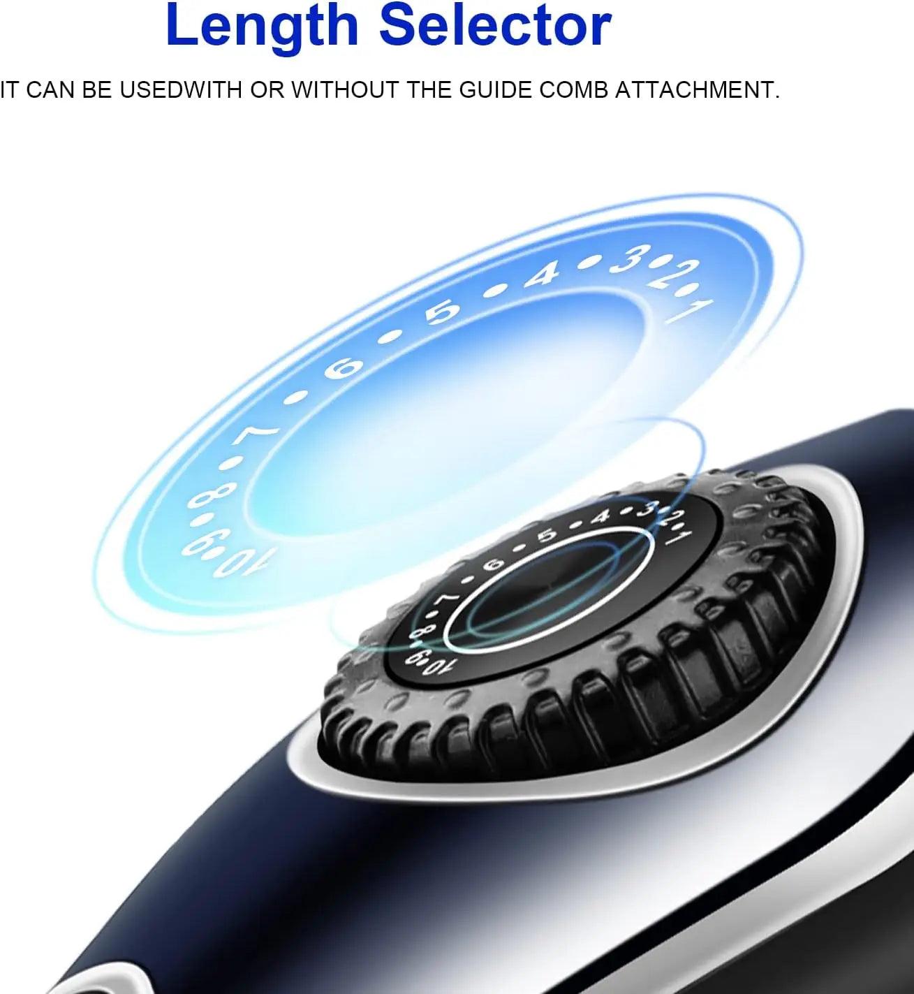 Kemei Cordless Adjustable 1-10mm Hair Trimmer For Men Face Beard Trimmer Rechargeable Edge Hair Clipper Electric Lithium Battery