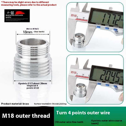 Minimally Designed Kitchen Faucet Adapter Accessories