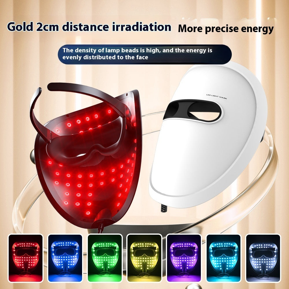 Rechargeable Mask Face LED Color Light Domestic Beauty Apparatus