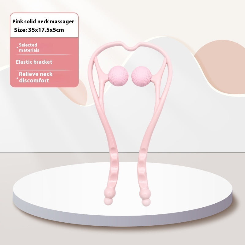 Double Ball Manual Neck Massager Shoulder Neck