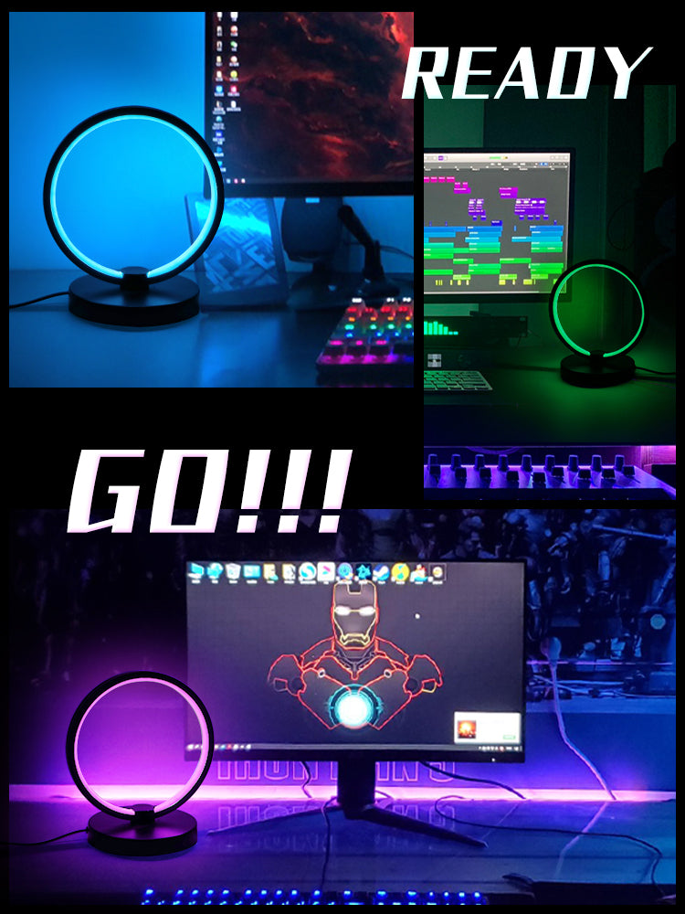 Atmosphere Desk Lamp Bedroom RGB Gaming Colorful Creative