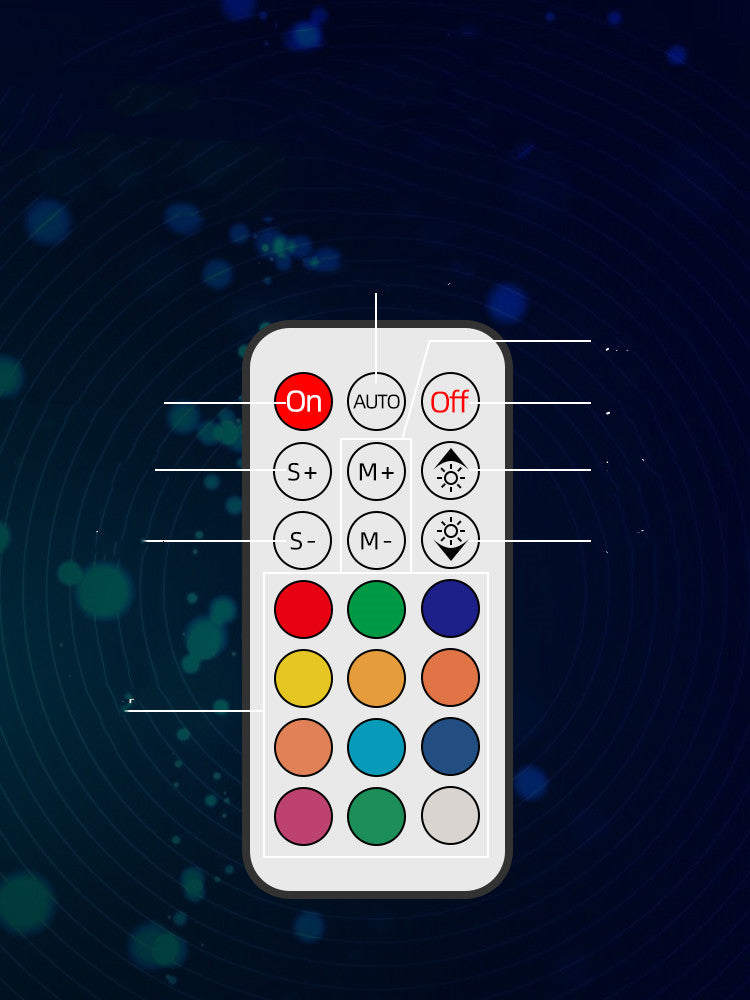 Atmosphere Desk Lamp Bedroom RGB Gaming Colorful Creative