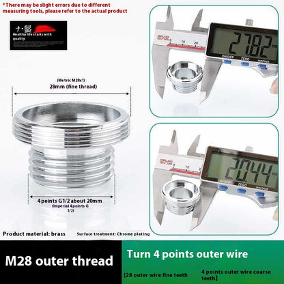 Minimally Designed Kitchen Faucet Adapter Accessories